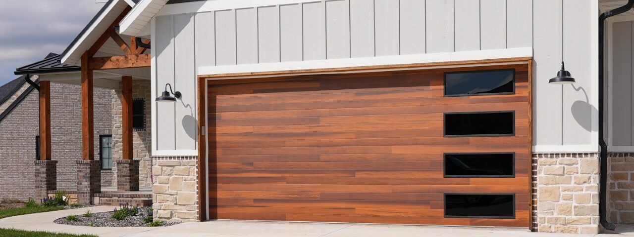 Garage door background
